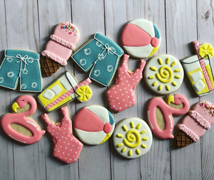 Summer  beach theme Cookies