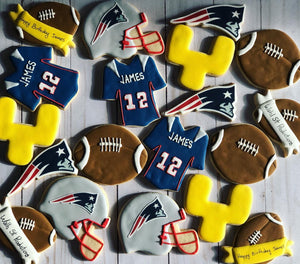 Football theme cookies