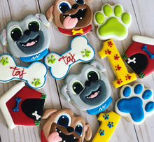 Load image into Gallery viewer, Puppy dog theme Cookies