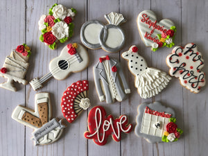 Flamenco Wedding cookies