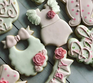 Girl Baby shower cookies