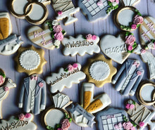 Load image into Gallery viewer, Wedding theme cookies