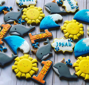 Whale theme Cookies