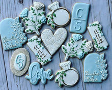 Load image into Gallery viewer, Wedding Theme cookies