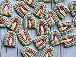 Boho Rainbow Cookies