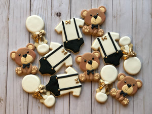 Bear Baby shower cookies