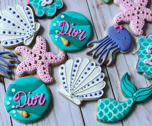 Mermaid theme Cookies