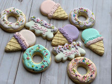 Load image into Gallery viewer, Ice cream Summer theme Cookies