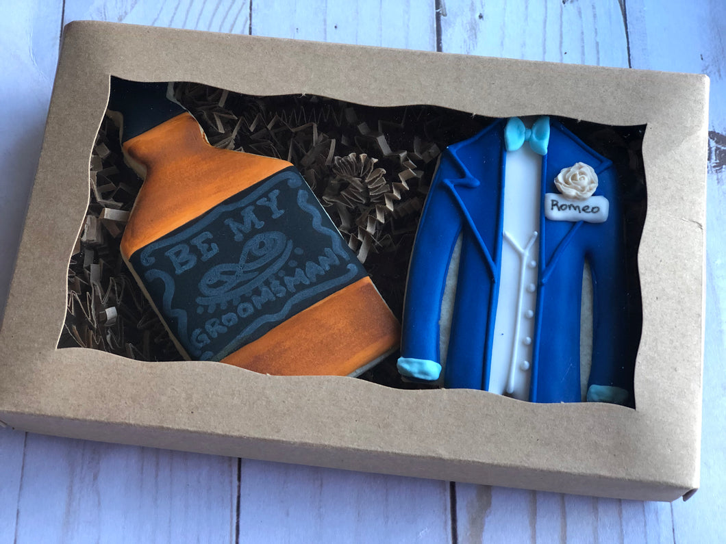 Groomsman cookies gift