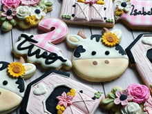 Load image into Gallery viewer, Farm Cow Animal Cookies
