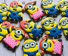 Load image into Gallery viewer, Minion theme cookies