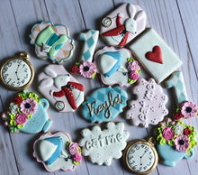 Load image into Gallery viewer, Alice in wonderland Cookies