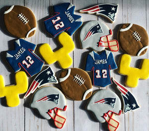 Football theme cookies