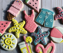 Load image into Gallery viewer, Summer  beach theme Cookies