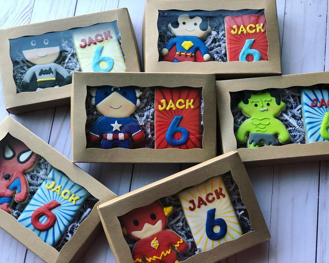 Superheroes Cookies