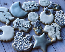 Load image into Gallery viewer, Baby shower cookies
