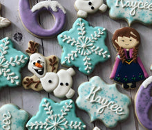Load image into Gallery viewer, Frozen Princess Cookies