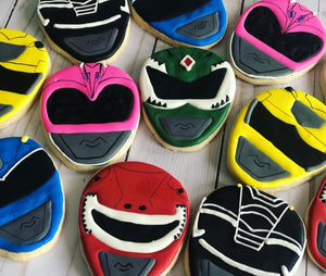 Power Rangers Theme Cookies