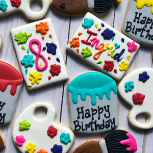 Paint Art theme set Cookies
