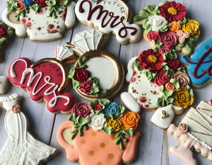 Wedding Bridal shower cookies