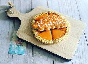 Thanksgiving Pie cookies gift