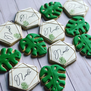 Tropical Birthday theme Cookies