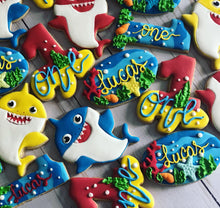 Load image into Gallery viewer, Baby shark Cookies