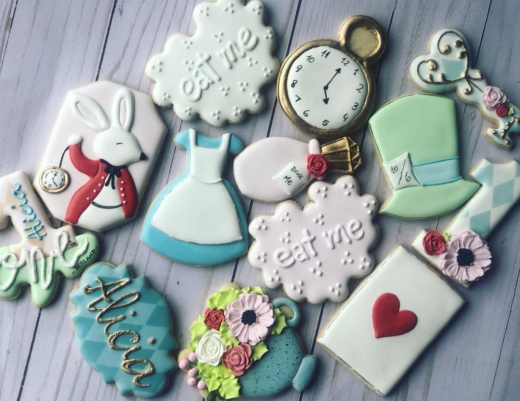 Alice in wonderland Cookies – Luli Sweet Shop