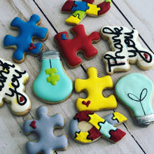 Load image into Gallery viewer, Mini Autism therapists theme cookies