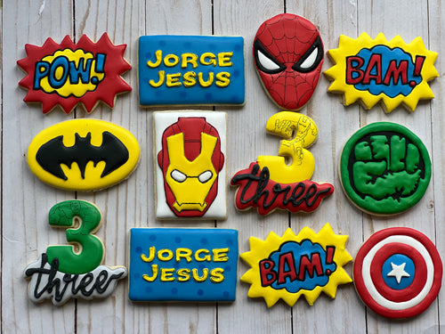 Superheroes Cookies