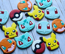 Load image into Gallery viewer, Pokemon theme Cookies