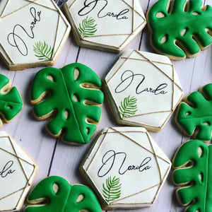 Tropical Birthday theme Cookies