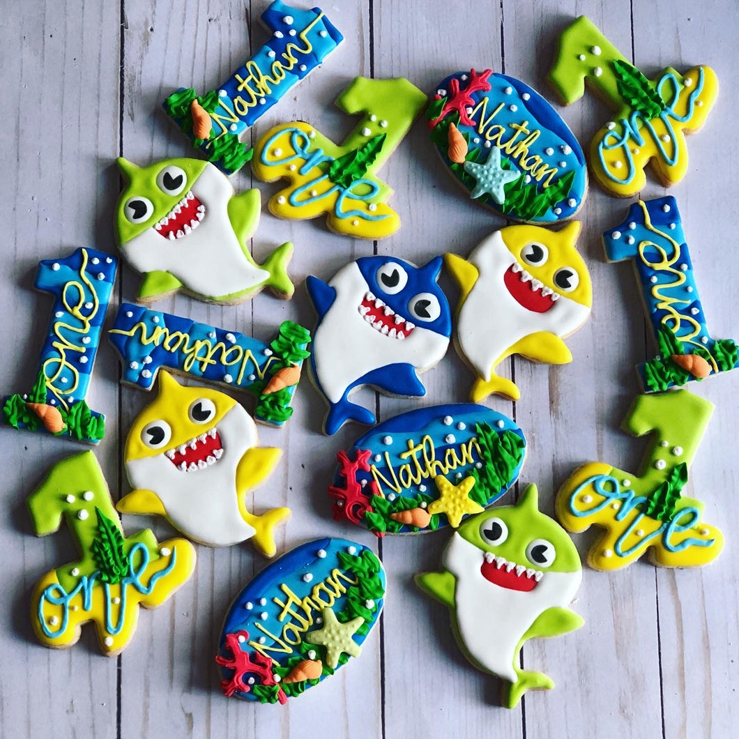 Baby shark Cookies