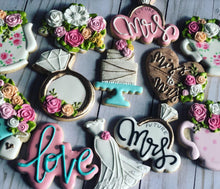 Load image into Gallery viewer, Bridal shower cookies