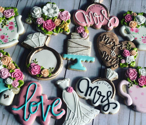 Bridal shower cookies