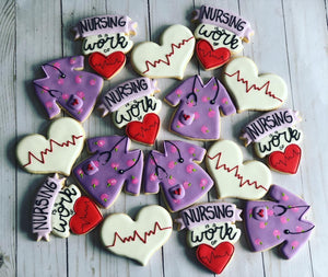 Nurse theme cookies