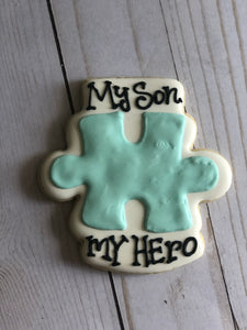 Autism therapists theme cookies