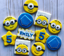 Load image into Gallery viewer, Minion theme cookies