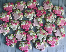 Load image into Gallery viewer, Tea cup Party Birthday Theme Cookies