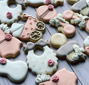 Girl Baby shower cookies