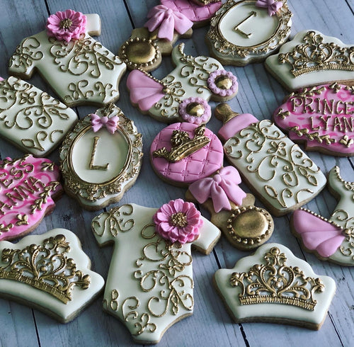 Girl Baby shower cookies