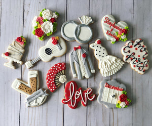 Flamenco Wedding cookies