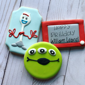 Toy story theme cookies