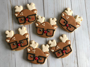 Reindeer Christmas Cookie