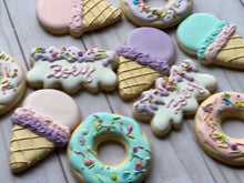 Load image into Gallery viewer, Ice cream Summer theme Cookies