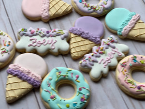 Ice cream Summer theme Cookies