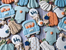 Load image into Gallery viewer, Autumn Baby shower cookies