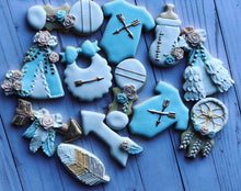 Load image into Gallery viewer, Baby shower Boho cookies