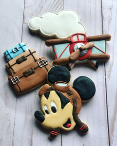 Mickey pilot theme cookies