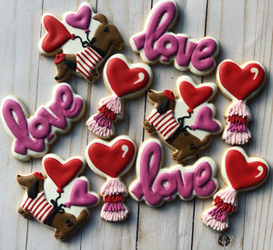 Valentines cookies